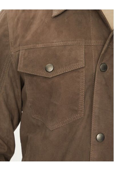 JOOP JEANS Jachetă de piele bărbătească 2620007 80000766 bej