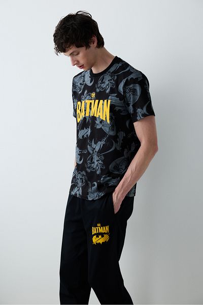 Penti Σετ πιτζάμες Batman με πολύχρωμο παντελόνι
