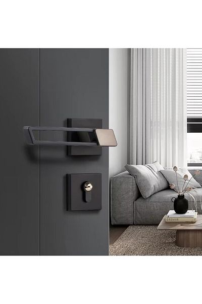 Minkingden 9903 Minimalist Silent Door Handle Lock Set