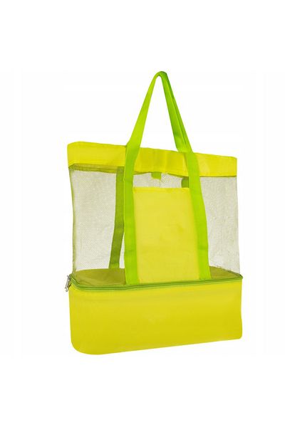 zola Geanta pentru plaja, 2 in 1, cu strat termoizolant, 20 l, 58x15x35 cm, verde