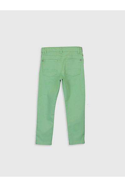 LC Waikiki Lcw Kids Green Super Skinny Gabardine Boy's Trousers