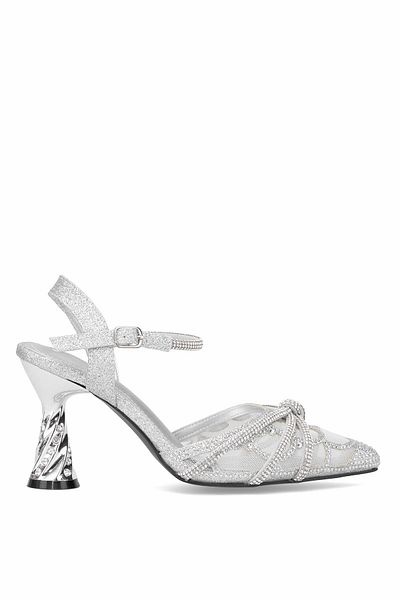 Guja 25Y125-1 Women's Stone Evening Dress Shoes Silver