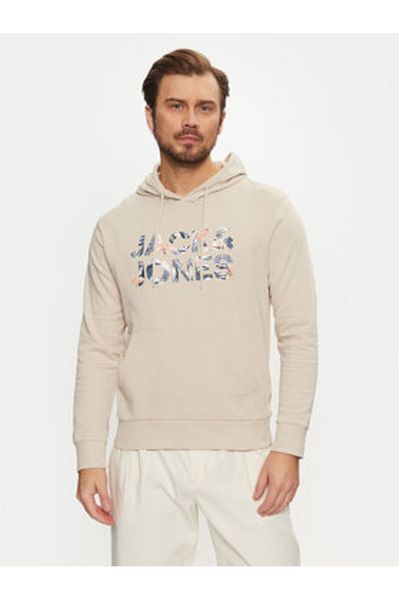 Jack & Jones jack jones Mens Sweatshirt 12268128 Beige