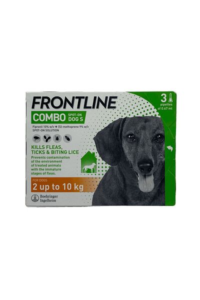 FRONTLINE كلب كومبو من سلالة صغيرة، من 2 إلى 10 كجم