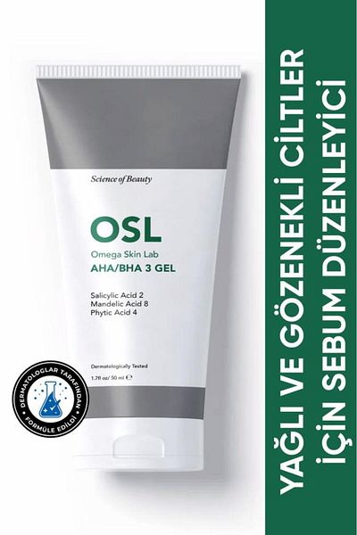 OSL Omega Skin Lab Omega Skin Lab Aha/Bha 3 Gel 50 ml