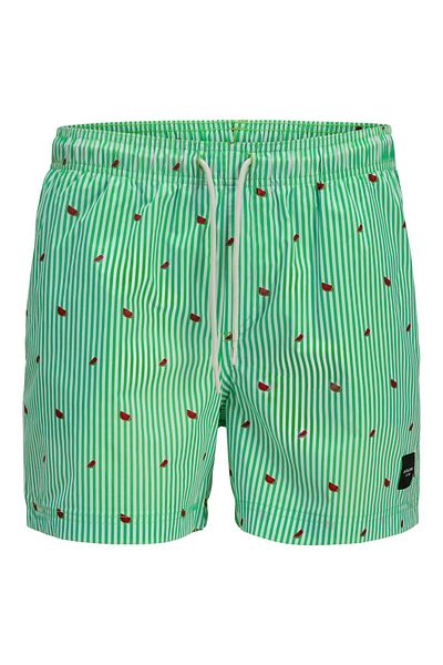 Jack & Jones Pantaloni scurți de baie pentru bărbați Jack Jones 12272933 Verzi