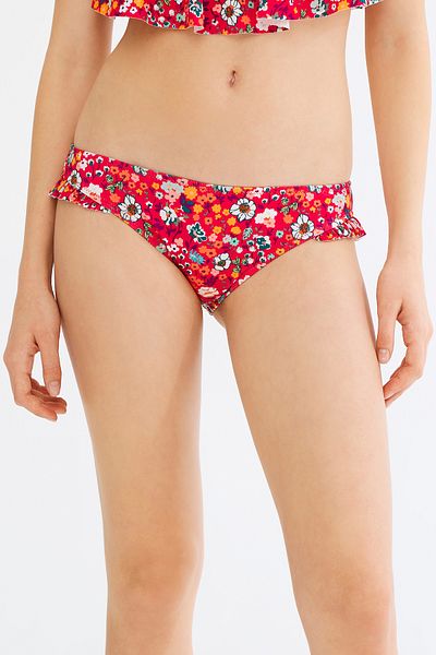 Penti Red Alexis Frill Slip Bikini Bottom