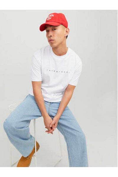 Jack & Jones jack jones Mens T-Shirt 12234746 White