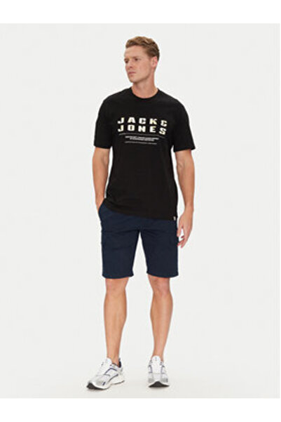 Jack & Jones Tricou bărbătesc Jack Jones 12274716 Negru