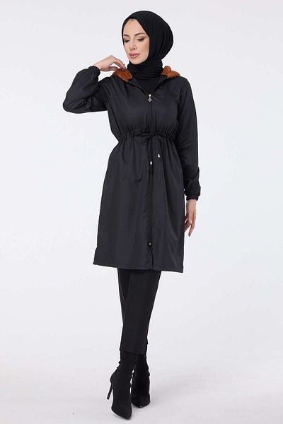 TOFİSA Trench Cap Black - 13042