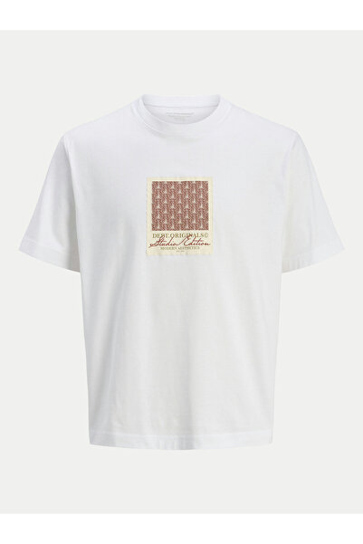 Jack & Jones jack jones Mens T-Shirt 12273019 White