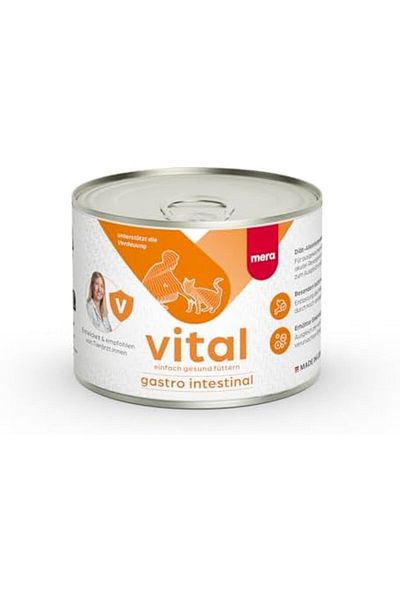 Mera MeraVital Gastro Intestinal Cat Wet Food - Specialized Diet for Digestive Health - Supports Stomach,