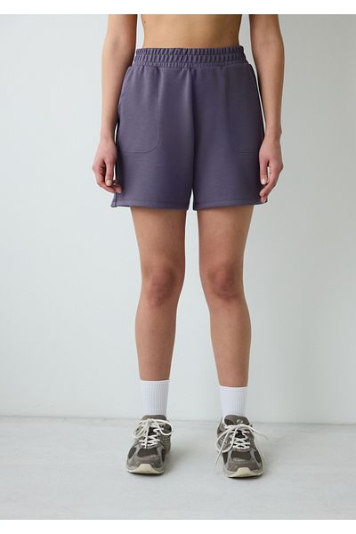 Penti Gray High Waist Pocket Silky Touch Shorts