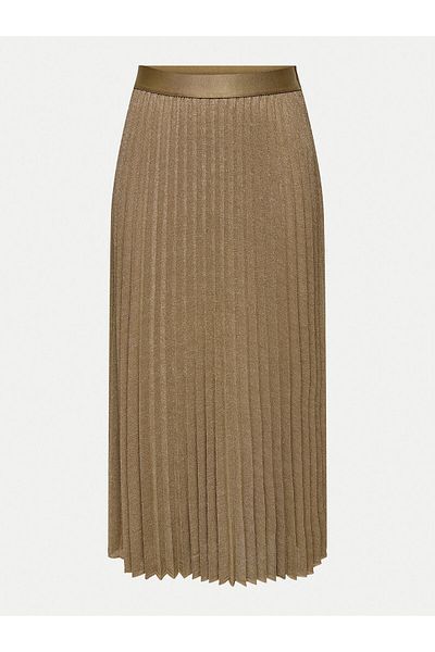 JDY Women's Pleated Skirt 15349524 Beige