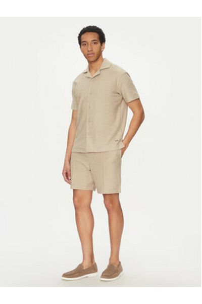 Joop Pantaloni scurți din material textil pentru bărbați 10019312 30045554 bej