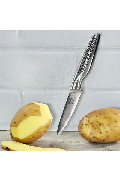LiderGlobal 9 cm Stainless Steel Ultra Sharp Kitchen Chef Knife