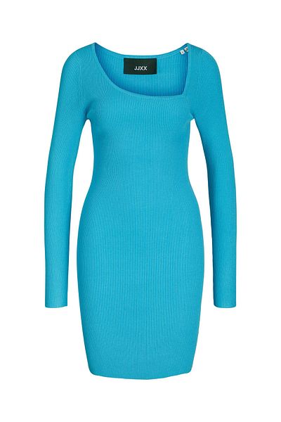 JJXX Rochie tricotată pentru femei 12243111 albastră
