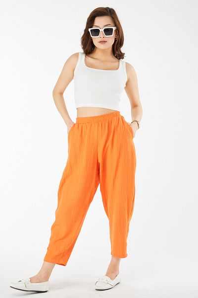 TOFİSA Square Neck Short Sleeve Crop White - 24439