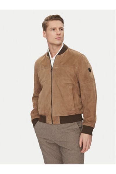 Joop Geacă de piele bărbătească 1500114 80000774 bej