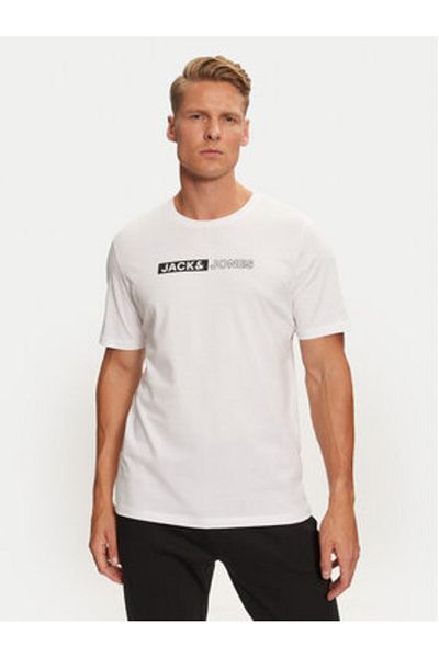 Jack & Jones jack jones Mens T-Shirt 12233999 White