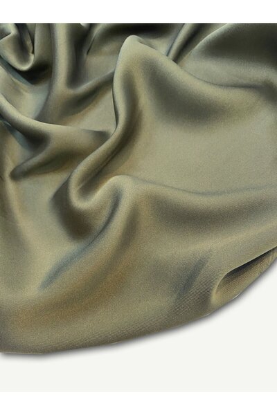 Yiğit Kumaş Фина сатенена тъкан в цвят каки