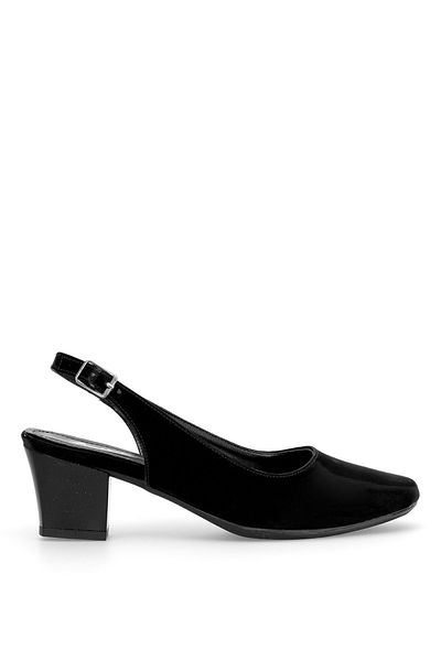Ayakkabı Fuarı Elit Mst702T Women's Classic Heeled Shoes Black