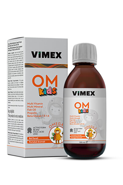 MSL Om Kids 150 Ml - Balık Yağı, Omega, Epa, Dha, Beta Glukan, Vitamin C, Saf...