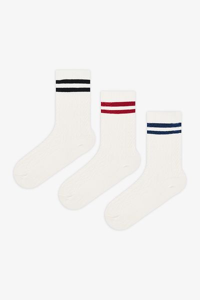 Penti Jacquard Colorful Line 3 Socken Socken