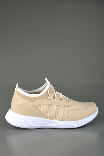 KONFOR Unisex Ποιότητα Σόλα Ορθοπεδικά Δαντέλα Εμφάνιση Stretch Cream Αθλητικά Παπούτσια JAZZ