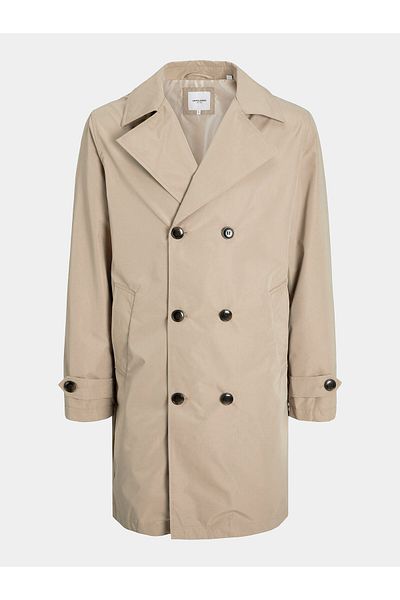 Jack & Jones jack jones Mens Trench Coat 12249369 Beige