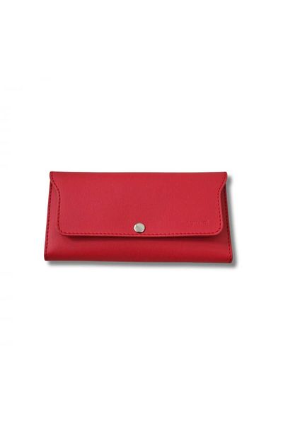 Natural Women's Wallet made of P.U. Biogreen, Red