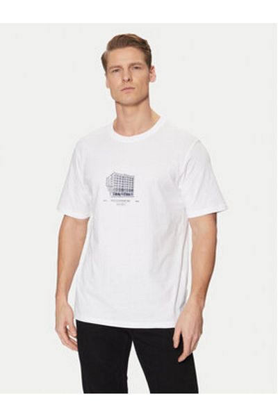 Jack & Jones jack jones Mens T-Shirt 12273400 White