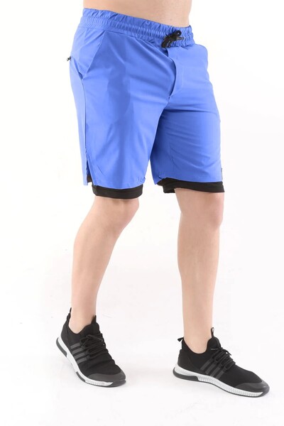 GHASSY CO. Ghassy Co Erkek Running Hızlı Kuruma Micropolyester Arka Fermuar Cepli ve Havlu Halkalı Antrenman Fu