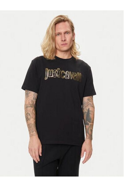 Just Cavalli just cavalli Men's T-Shirt 76OAHG15 Black