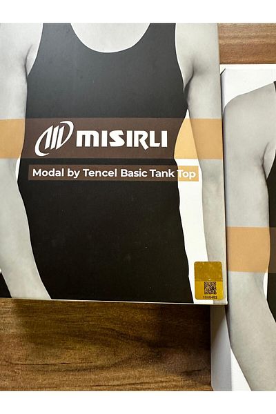 Mısırlı Мъжки потник от дишащ, мек и удобен материал, 2 броя, от модал и органичен памук