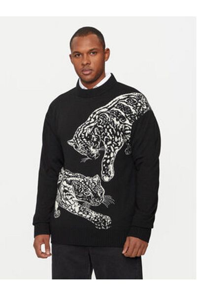 Just Cavalli Men's Sweater 77OAFM40 Black