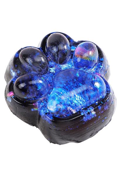 xpress sales Jucarie antistres squishy, cu revenire lenta, model labuta de pisica cu sclipici