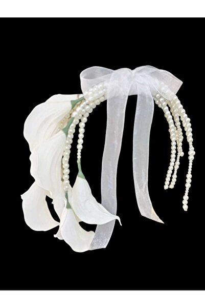 Mudu flowers İNCİLİ GALA EK BUKETİ - EL BUKETİ - EL ÇİÇEĞİ - GALA GELİN BUKET...