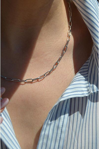 Sacce Scarves&Accessories Paperclip Chain Necklace – Unisex 316L Steel