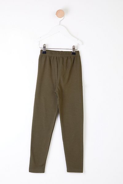 TOFİSA Girl's Khaki Ribbed Tights - 26089