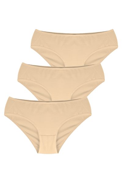 Penti Cover 3 Baumwolle Hautfarben Slip Panty