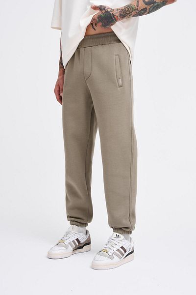 Machinist Men's Relaxed Jogger Basic Sweatpants Khaki