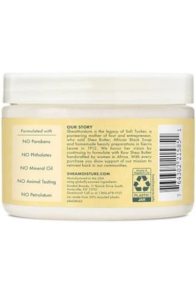 Shea Moisture Shea Moisture Jamaican Black Castor Oil Strengthen And Restore Smoothie Cream For Unisex, 354 gm