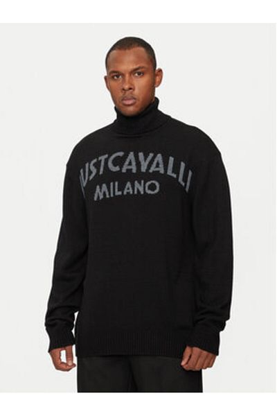 Just Cavalli Men's Sweater 77OAFM38 Black