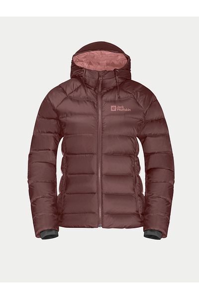 Jack Wolfskin Women's Down Jacket 1207091 Burgundy