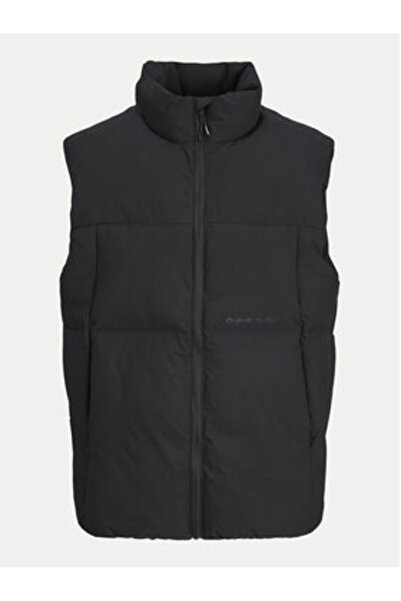 Jack & Jones Vestă bărbătească Jack Jones 12260442 Neagră