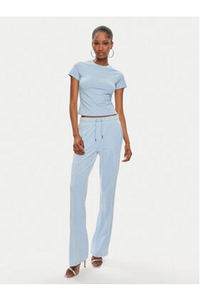 Juicy Couture Tricou albastru pentru femei JUICY COUTURE-JCMCT223257 134 ALBASTRU PUDRĂ