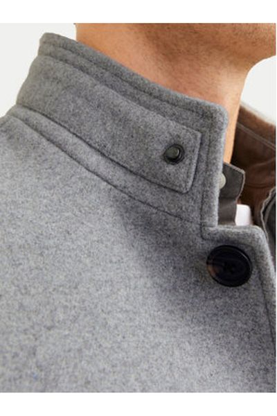 Jack & Jones Jachetă de lână pentru bărbați Jack Jones 12258672 Gri