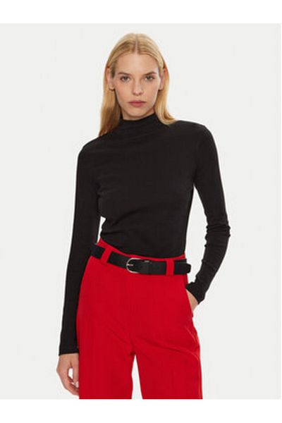 Joop Pulover cu guler înalt pentru femei 10018525 30043875 Negru