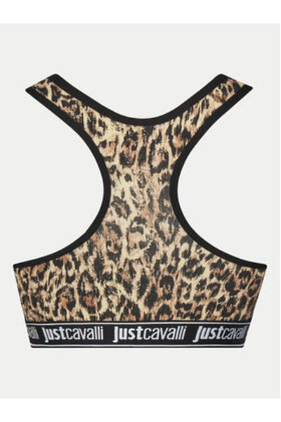 Just Cavalli Women's Bra top 78PAJU02 CJUT3 Brown